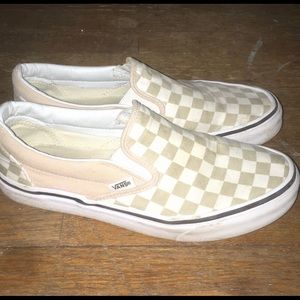 Checkered frappe vans